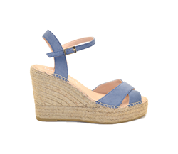 ALBA25 ESPADRILLES SANDALO CON TACCO ANTE JEANS